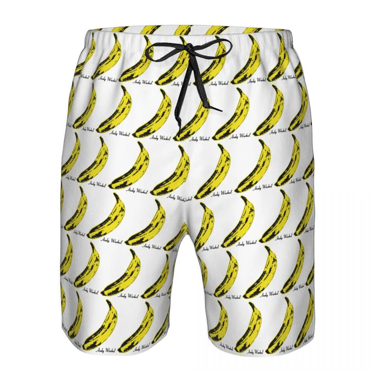 

Andy Warhol Sunset Cat Cattle Banana Trunks Beach Board Shorts Casual Quick Dry Swim Summer Men Pants