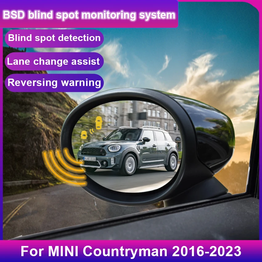 

Car Blind Spot Monitoring System BSD BSA BSM Radar Parking Sensor Assist Lane Changing For MINI Countryman 2016-2023