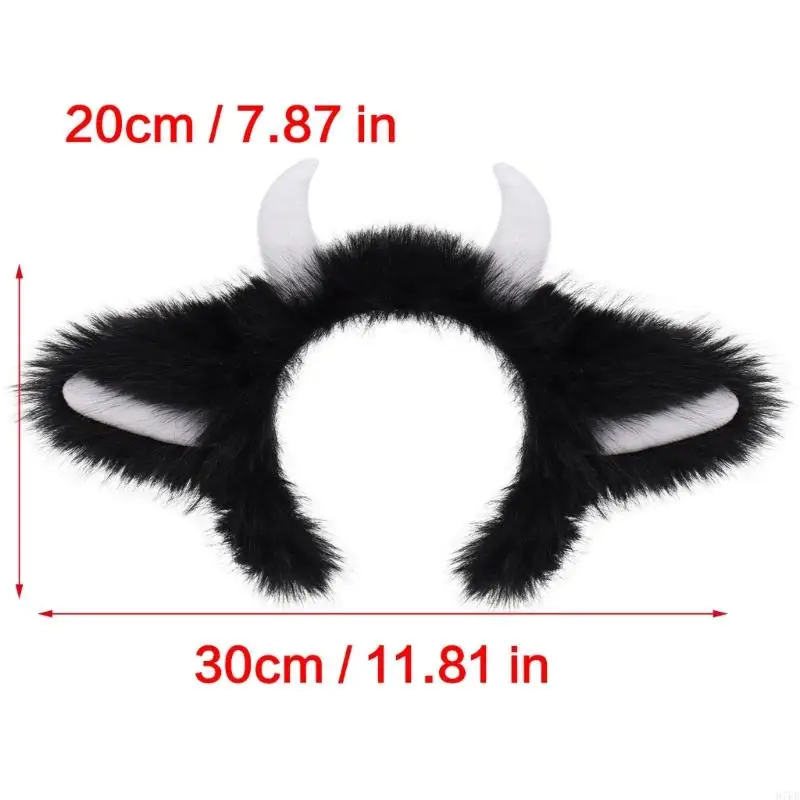 Festival Accessorio per capelli corno con animale Accessorio ergonomico Costume Decorazione della festa H7EF