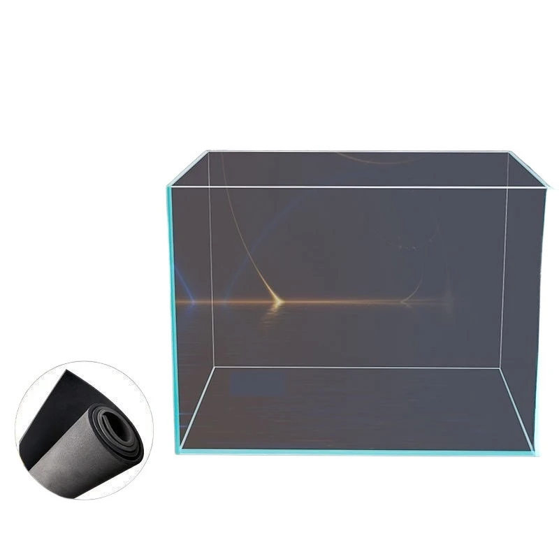 

Ultra-white glass fish tank household living room feng shui landscaping large, medium and small