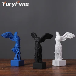 YuryFvna Victoria Goddess Figure Sculptures, Roman Winged Victory Samothrace Desktop Ornements Pour Home Decor Collection Gifts