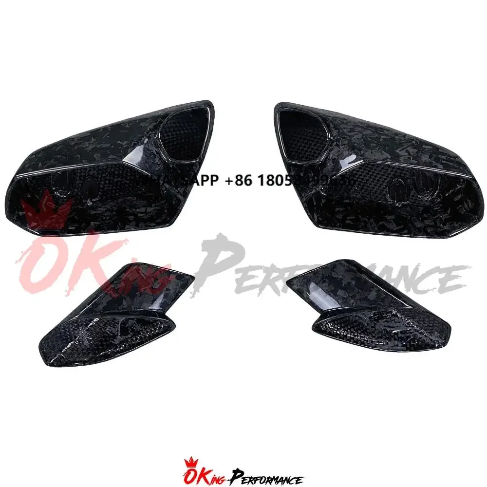 (replacement) OEM Style Forged Dry Carbon Fiber Mirror Housing for Lamborghini Huracan STO