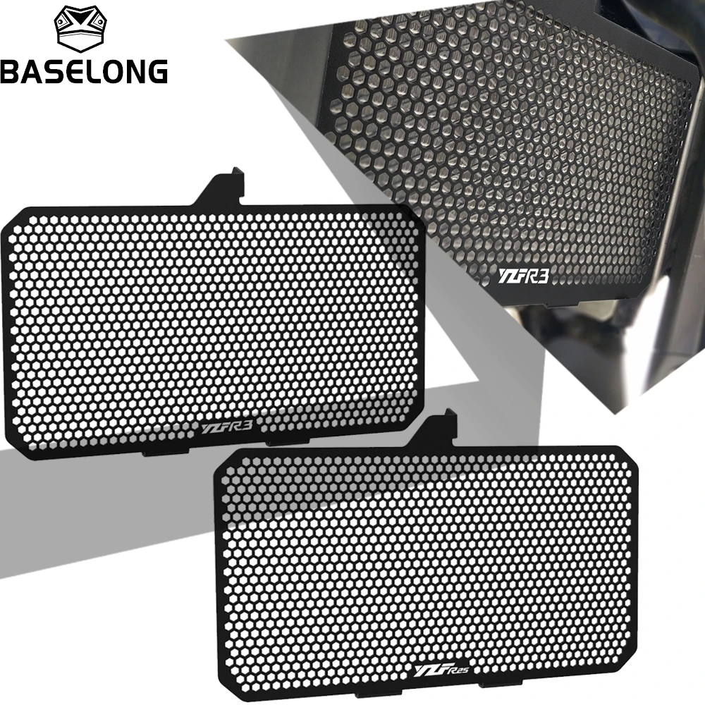 

Radiator Grille Guard For YAMAHA YZF R3 R25 YZFR3 YZF-R3 YZFR25 YZF-R25 2015-2016-2017-2018-2019-2020-2021-2022-2023-2024-2025