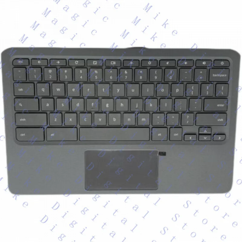 

H NEW For HP Chromebook 11 G6 EE UPPER CASE PALMREST Touchpad Keyboard L92334-001