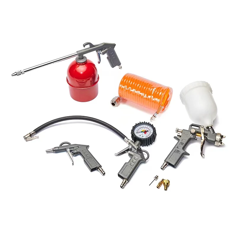 Pneumatic tool set Air Compressor tool kit Garage 8Pcs