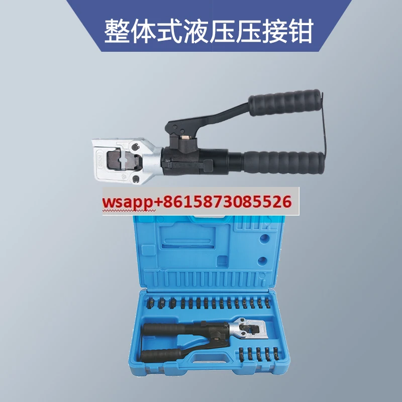 Alicates hidráulicos manuales HT-51, mini alicates de línea de presión hidráulica de 10-240mm con válvula de seguridad en el interior