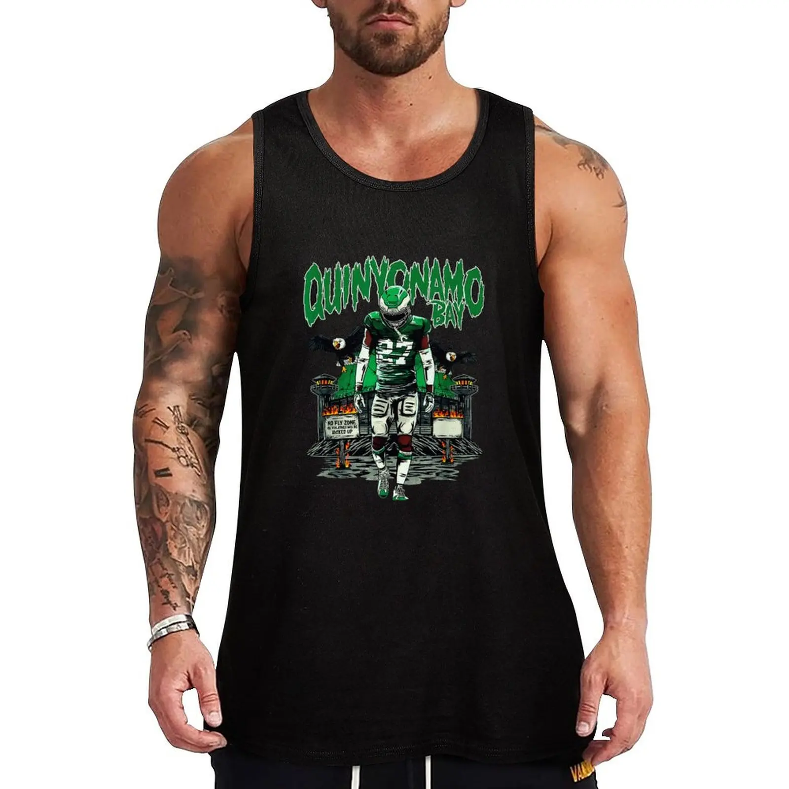

Quinyonamo Bay Tank Top Work Outdoor Tank Top Heavy Duty Sleeveless Shirt