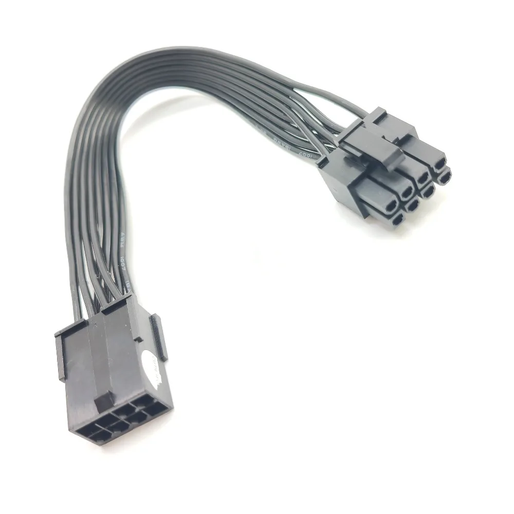 PCI-E PCIe Graphics Video Display Card GPU 8Pin Female to 8P 6+2 Pin Male Power Supply Extension Cable 18AWG Wire 20/30/50/60cm