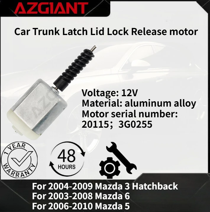 

For 2004-2009 Mazda 3 Hatchback/6 2003-2008 Car Trunk Latch Lid Lock Release motor New high-quality parts Auto Accessories OEM