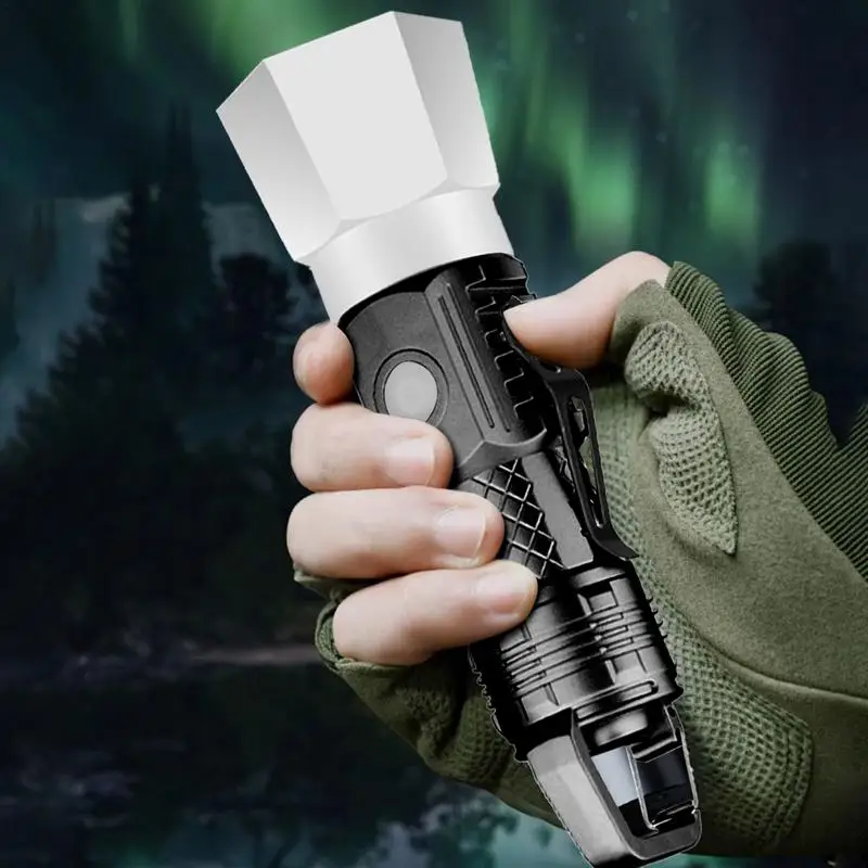 

Rechargeable Flashlights High Lumens Multifunctional Portable Flashlight Small Bright Flashlight Practical Camping Flashlight