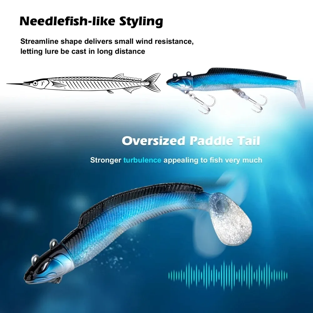 Jig Head Swimbait Goture Luna – Plomo para señuelos de vinilo - imagen 3