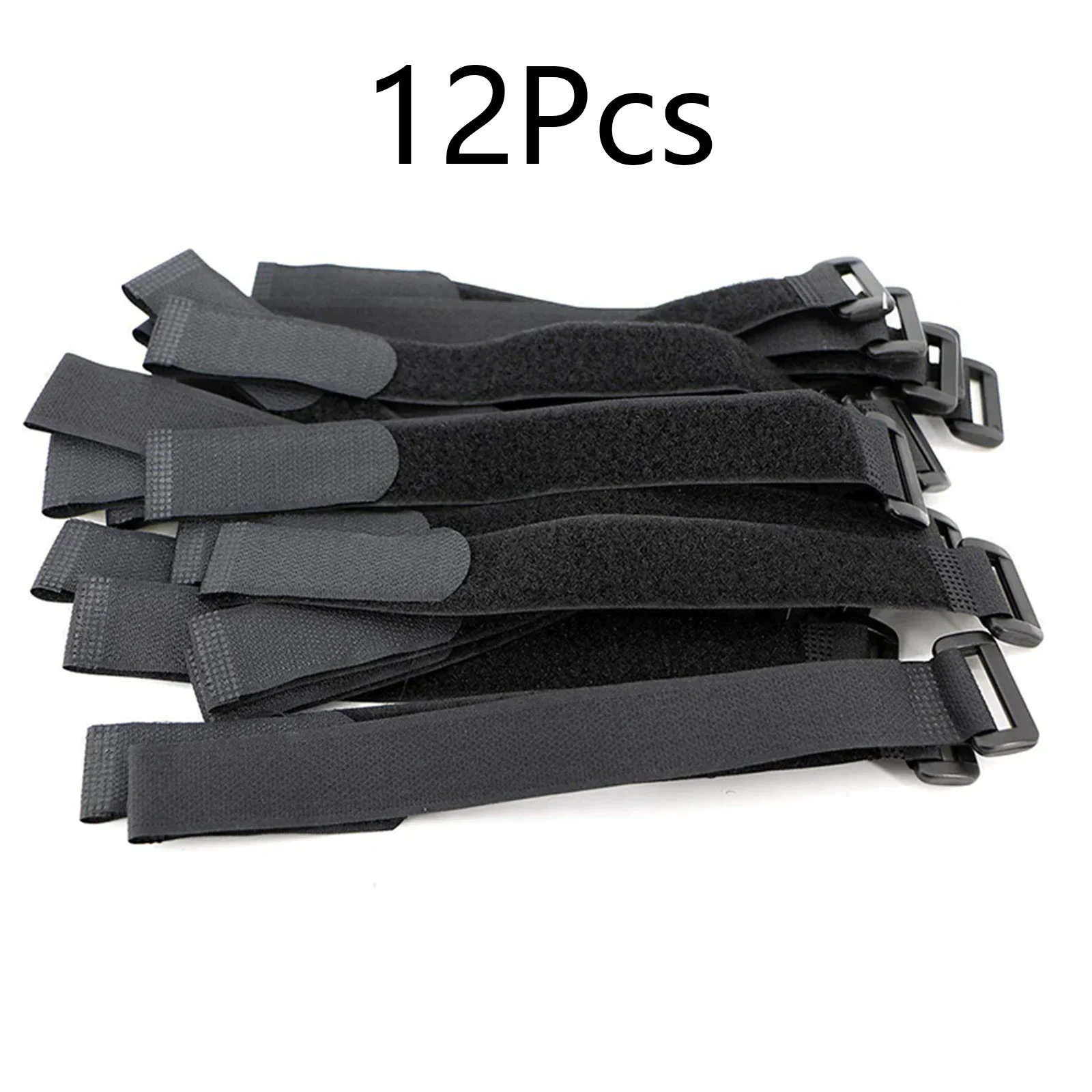 Luggage Strap Strapping Cable Ties Band Luggage Strap Hook & Loop Tidy Straps 12 Pieces Accessories High Quality