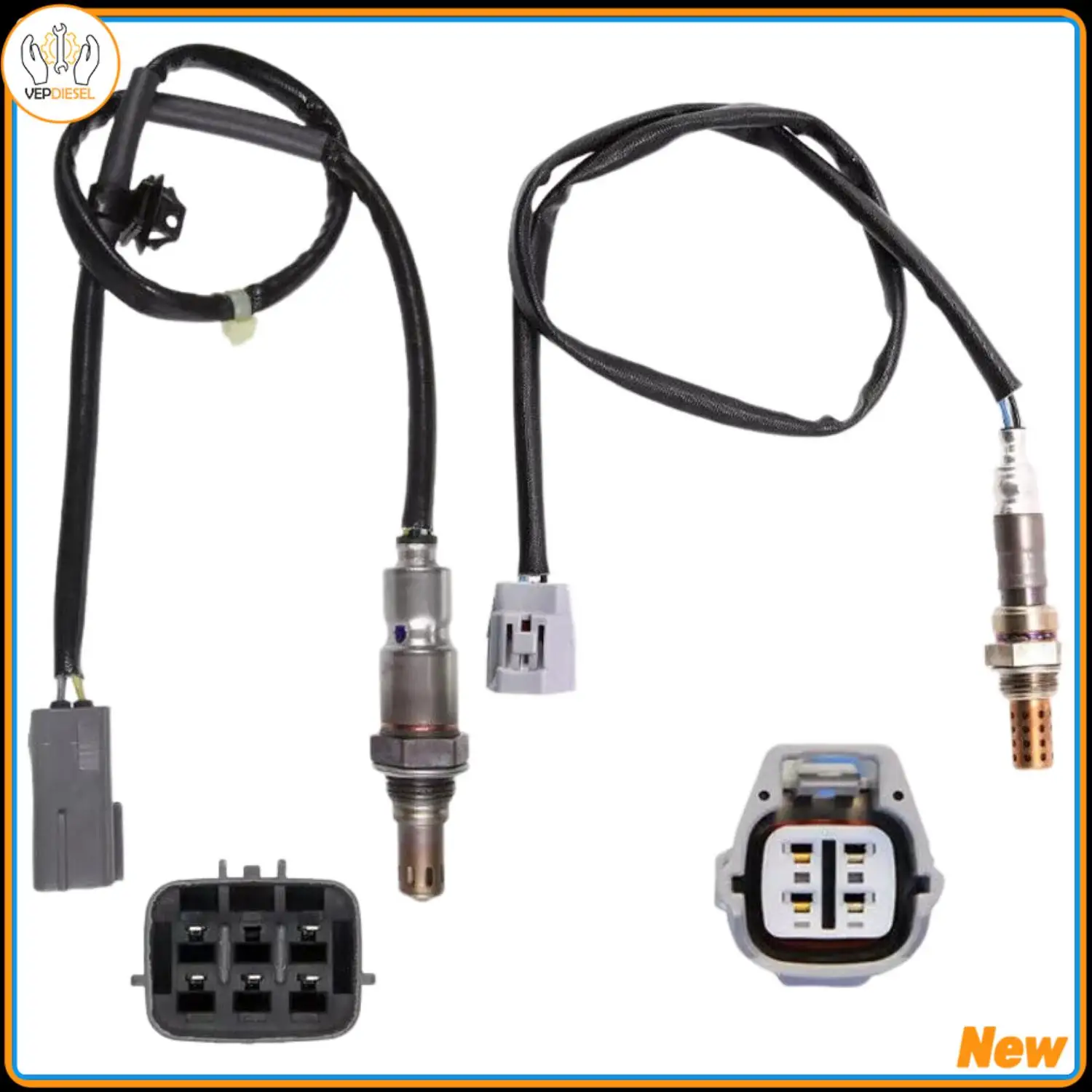 

2pcs Oxygen Sensor Upstream&Downstream 234-5059 234-4939 New For Mazda 3 2.0L L4 6 2.5L L4 2014-2018