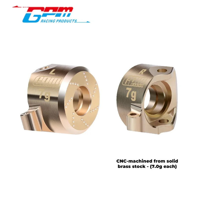 

GPM SCX30/21X FRONT STEERING BLOCKS (7G) 2PCS FOR AXIAL 1/30 SCX30 / SCX30 JEEP WRANGLER JLU RC Upgrade