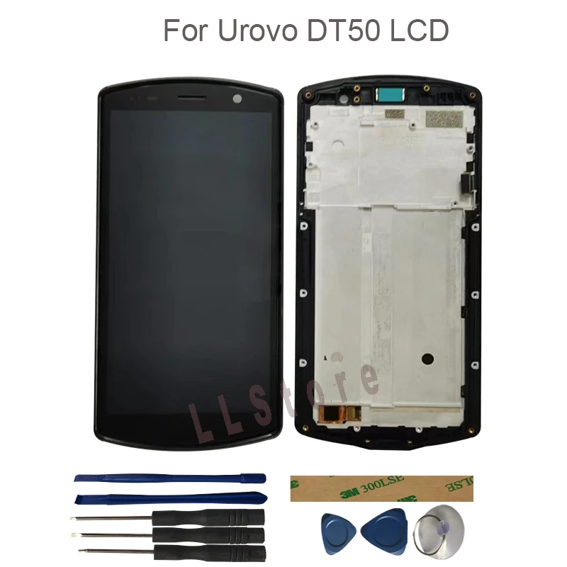 New For Urovo DT50 LCD Display With Touch Screen Digitizer Assembly Replacement With Repair Tools