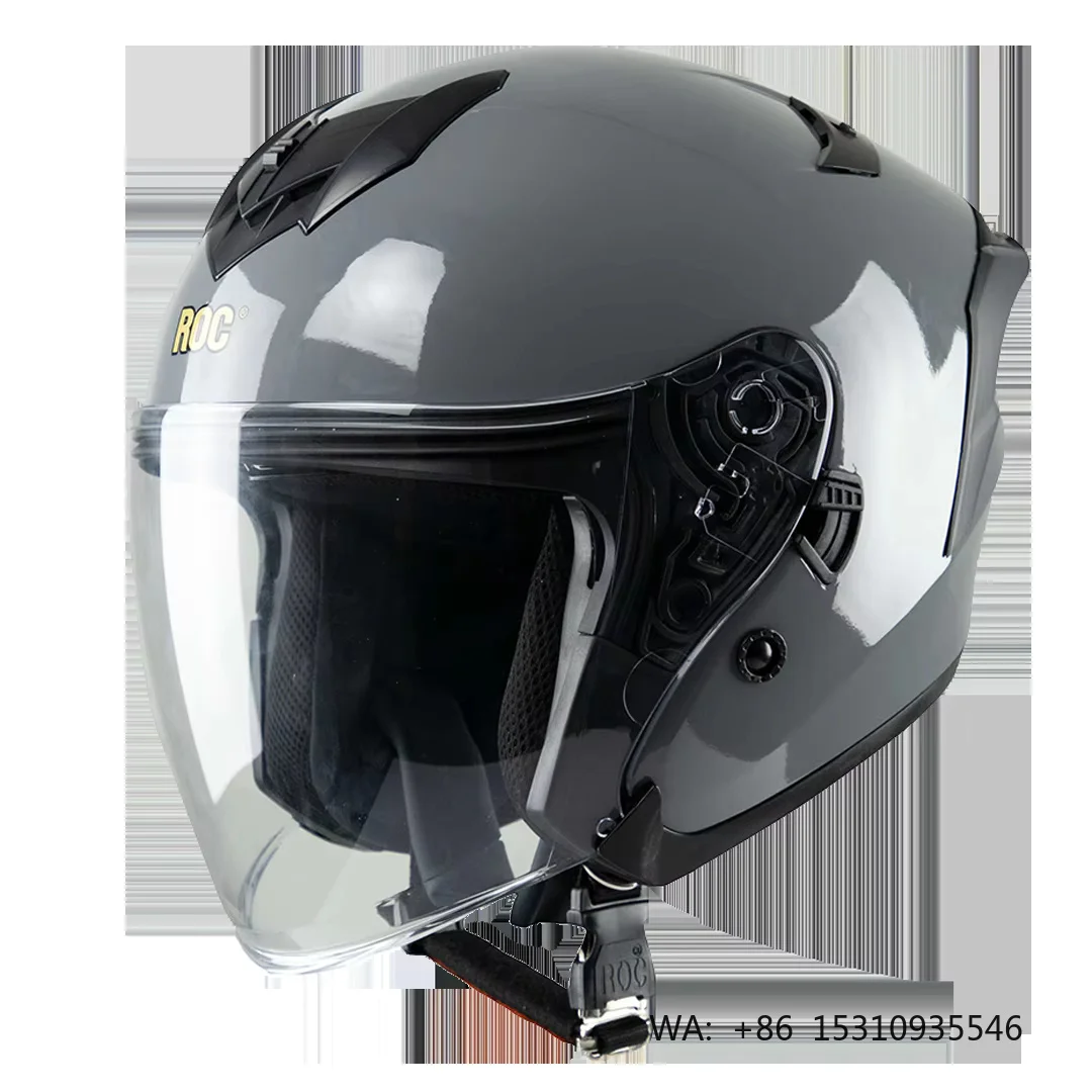 

Vietnam Manufacturer's Advanced ABS Open Face Motorcycle Helmet ROC R09 High Quality Dual Visor Quick Release Factory Sale