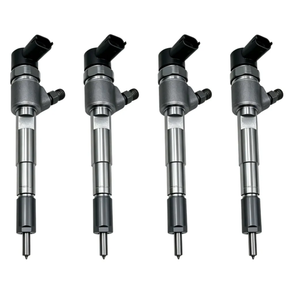 4pcs Common Rail Diesel Fuel Injector 0445110332 0445110487 for Great Wall Hover 2.8L 4FB Engine 2006-2015 Replacement