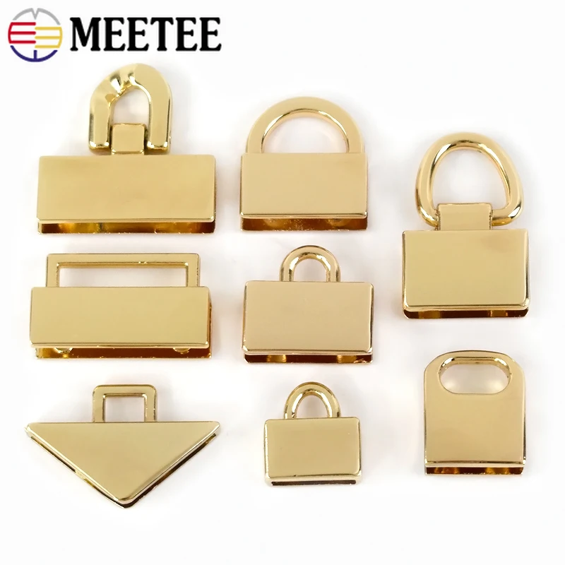 4/10Pcs Metal Bag Side Clip Buckle Handbag Shoulder Strap Connect Clasp Tail Clips Hanger Hanging Craft Hardware Accessories