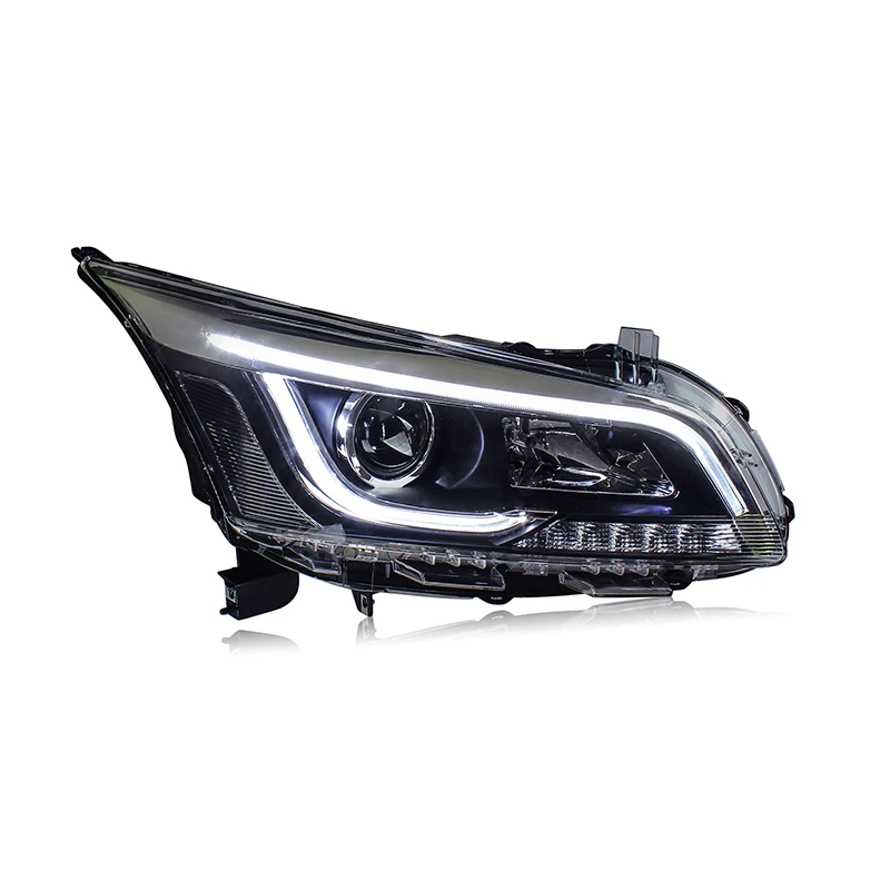 For Chevrolet Cruze Headlights 2015 LED Headlight DRL Lens Double Beam H7 HID Xenon bi xenon lens Head lamp