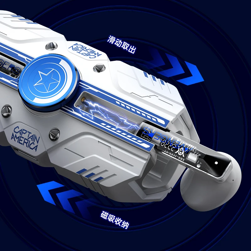 Disney Marvel auriculares inalámbricos Bluetooth 5,3 con cancelación de ruido auriculares de baja latencia con reducción de ruido para Xiaomi IPhone