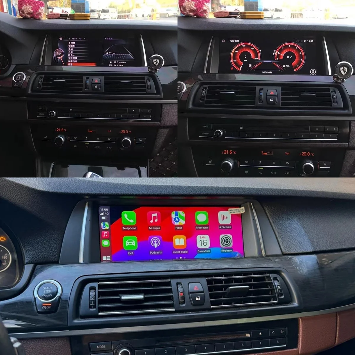 

10.25'' Android14 For BMW 5 Series F10 F11 2009-2016 Car GPS Navigation Auto Radio Stereo Video Multimedia Player Carplay