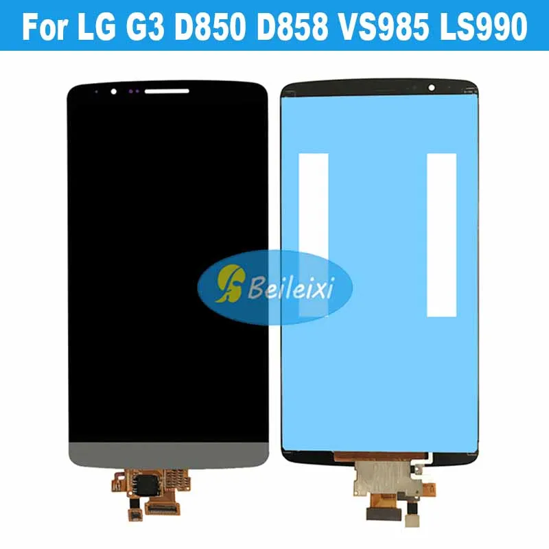 For LG G3 D850 D851 D852 D855 VS985 LS990 LCD Display Touch Screen Digitizer Assembly Replacement For G3 Dual D858 D858HK D856