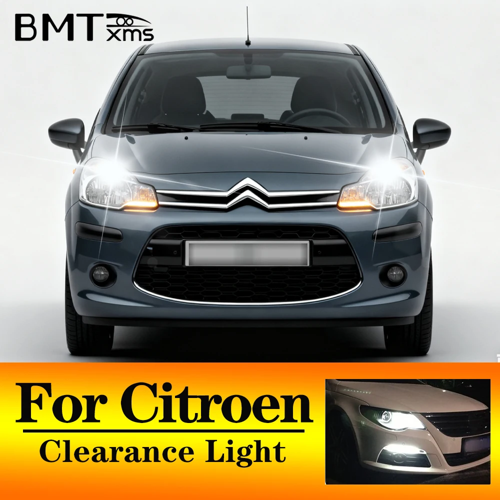 

BMTxms 2 шт. W5W T10 светодиодные лампы для габаритных огней Canbus для Citroen Berlingo C1 C2 C3 Picasso C5 C6 C8 C4 Aircross DS3
