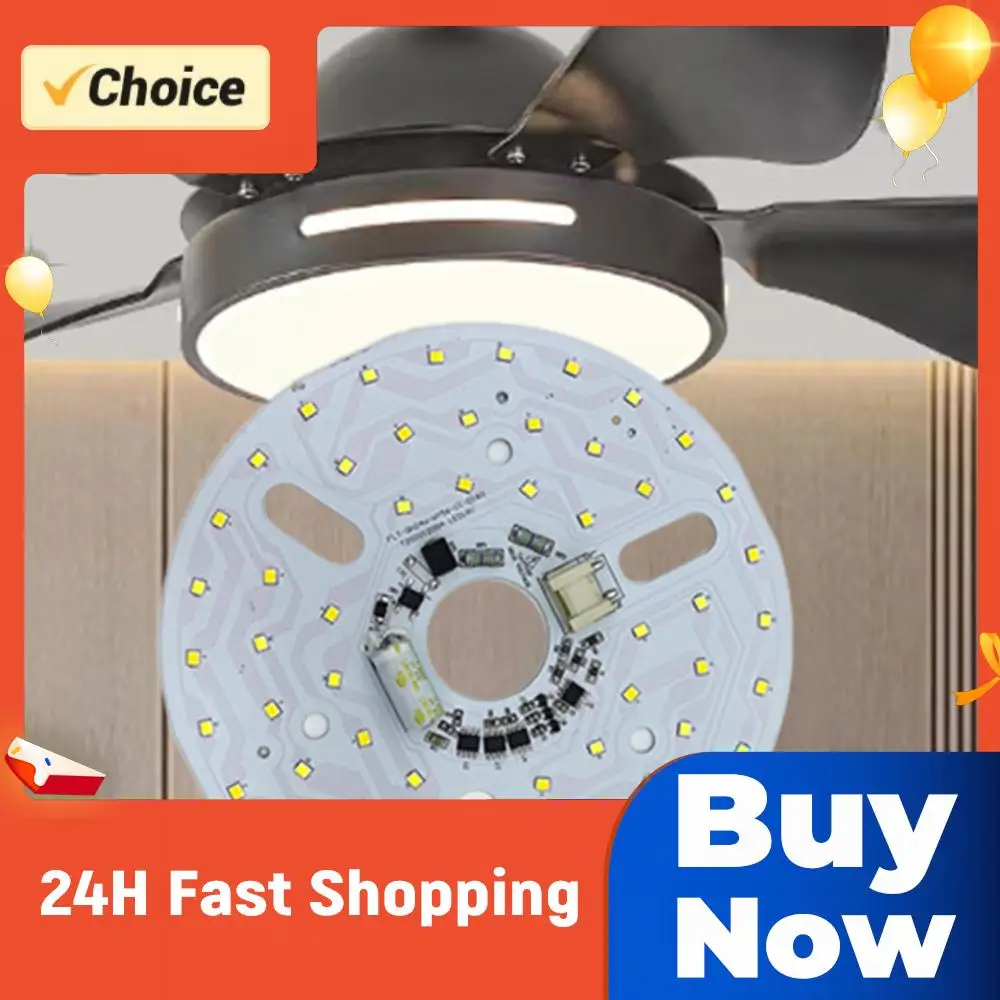 

3.9/4.9/6.2 Inch 3 Light Colors Ceiling Fan Light Retrofit Kit Ceiling Flush Light Replacement Panel Pendant Light Round Panel