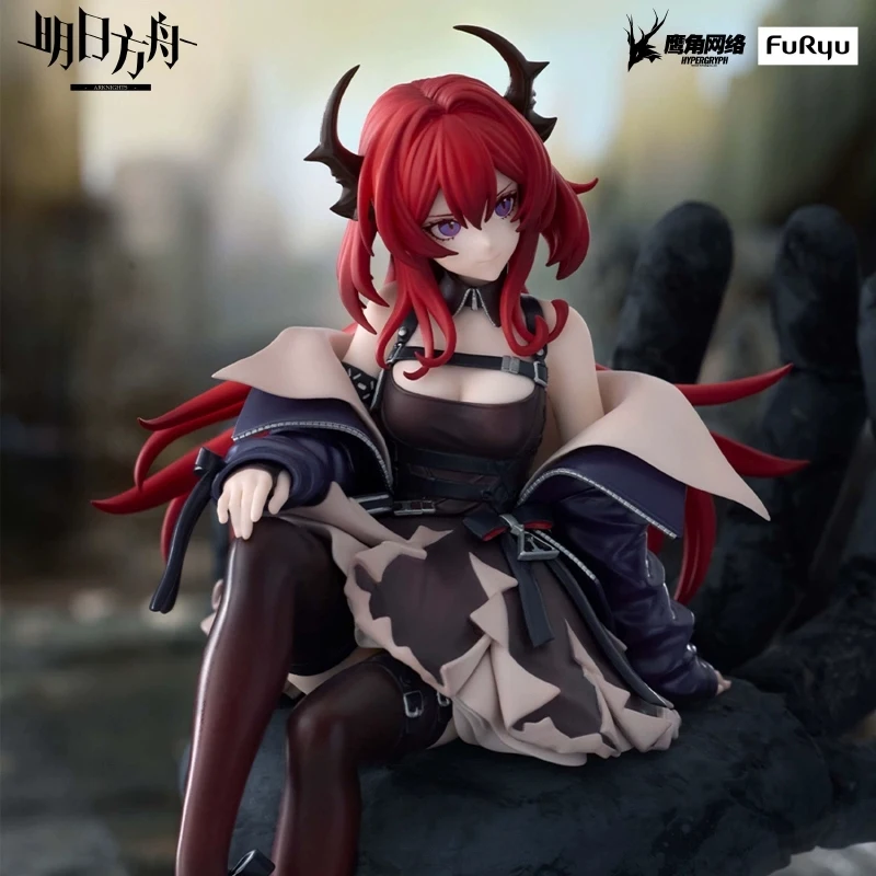 Originele FuRyu Arknights Surtr Energy Connection Ver. Noodle Stopper Figuur Anime Model Speelgoed Collectie Desktop Ornament 15CM