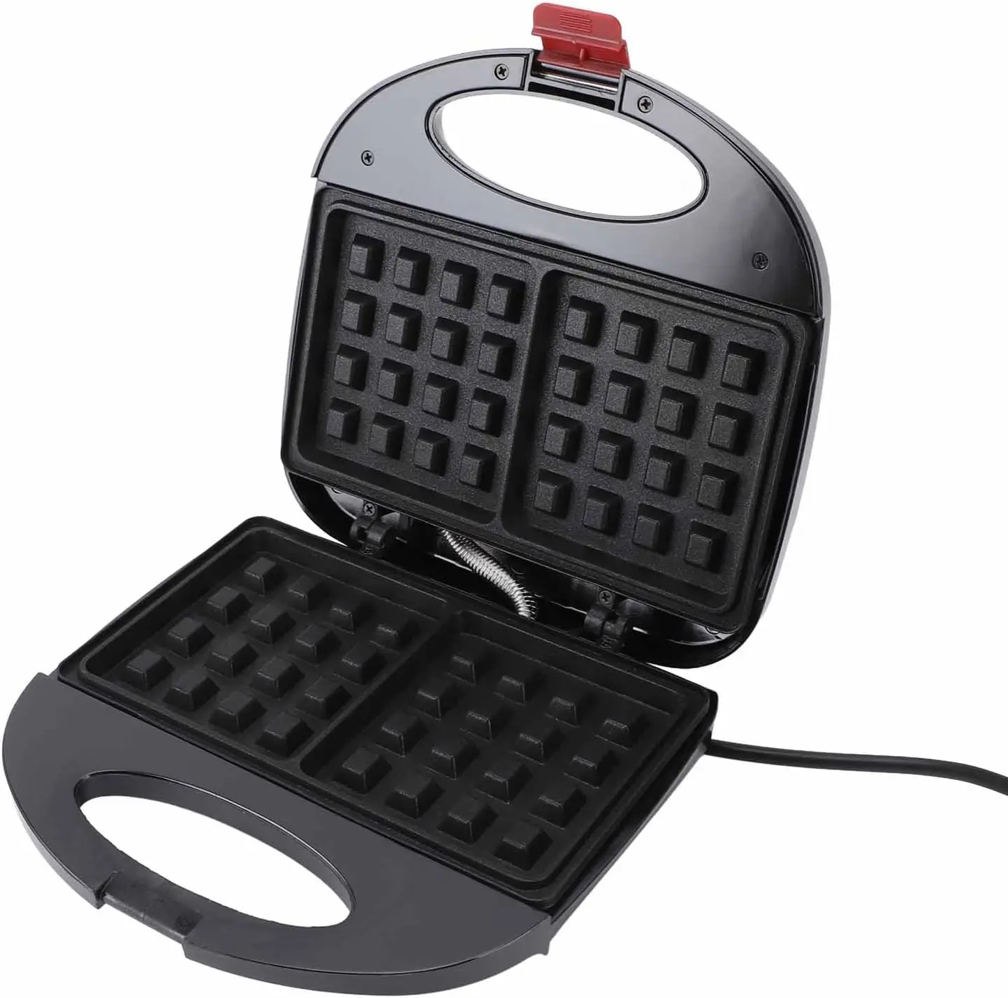 

750W Waffle Maker, Non Stick Waffle Baker Machine Electric Griddle Double Sided Maker Panini Press Grill for Breakfast Sandwiche