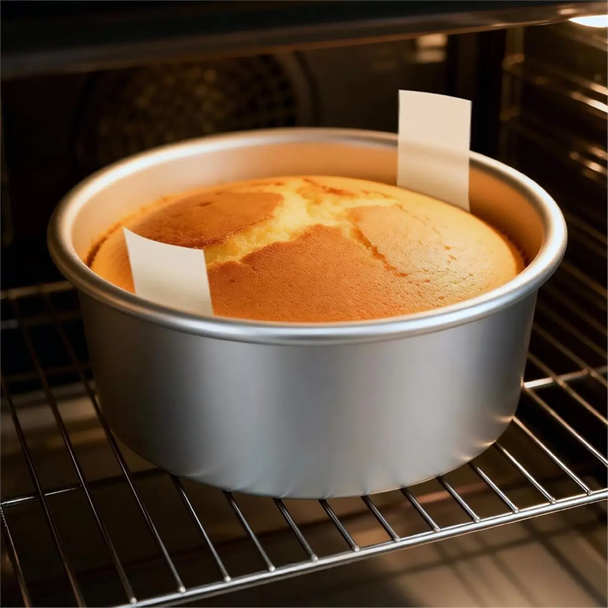 Home Tool Cake Pans Set, Small Cake Pans with 60PCS Parchment Paper for Birthday Smash Layer Cakes, No-Stick Round Cake Pans
