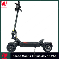 Newest Kaabo Mantis X Plus 48V 18.2Ah Mid-Mounted Display NFC USB Charging Front Rear Adjustable Spring Oil Damping E-Scooter