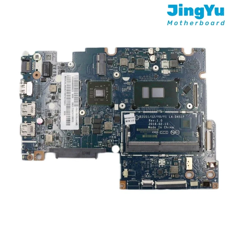 For Lenovo Yoga   510S-14ISK 310S-14ISK Flex4-1470 Laptop Motherboard LA-D451P Mainboard CPU I3 I5 I7 6th DIS R5 M430 2G