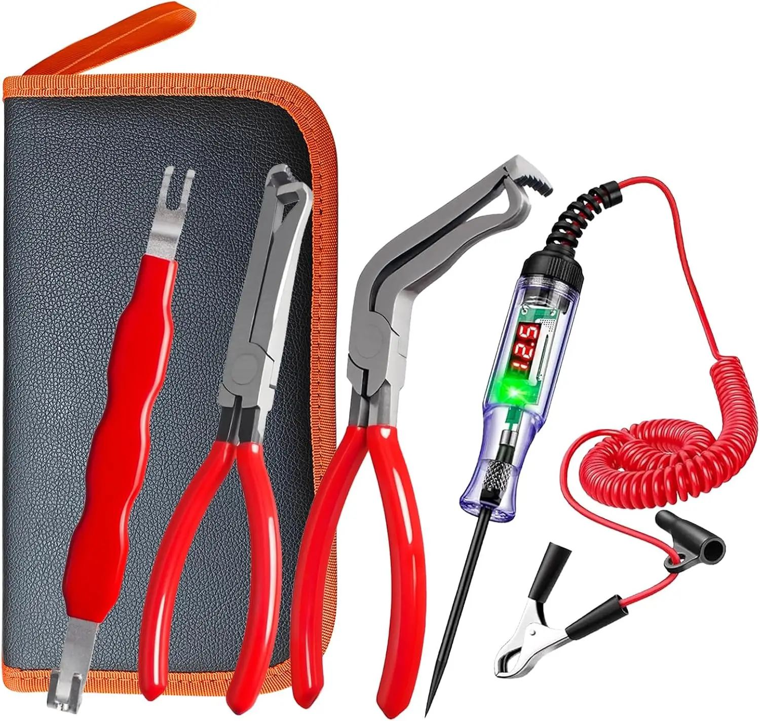 

Electrical Disconnect Pliers Set – Automotive Connector Removal Tools with Wire Terminal Separator & Hose Clamp Pliers