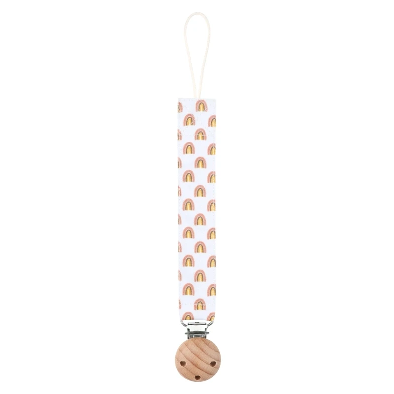 Baby Teether Chain Flowers Pattern Pacifier Clip