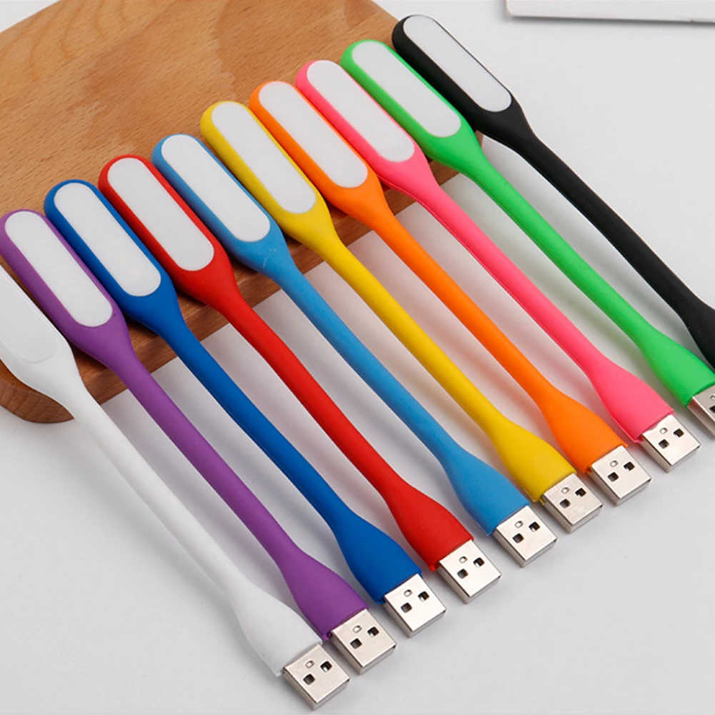 Mini LED Night Lamp 360 Degree Adjustable USB Desk Lights Small Dimmable Table Lamp Portable Lamp For PC Power Bank Notebook