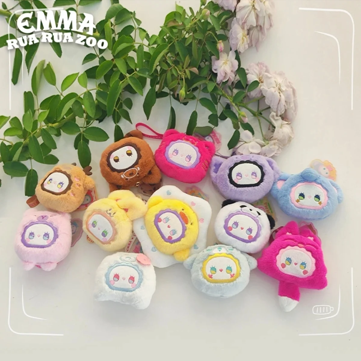 

Emma Rua Rua Zoo Scented Plush Key Chain Blind Box - Assorted Colors Soft Ornaments Pendant For Girls Trendy Surprise Toy Gift