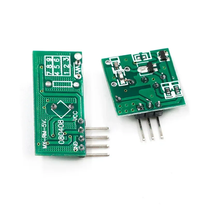 Kit Tautan Pemancar dan Penerima RF untuk Modul Kontrol Jarak Jauh Nirkabel Papan Modul Tegangan 315Mhz 433Mhz 315 433 Mhz Arduino