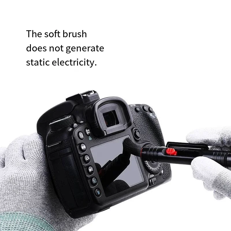 Advanced Camera Lens Cleaning Pen Carbon Head Eraser Pen with Cleaning Brush for Keyboard And Computer Dust Removal Tool