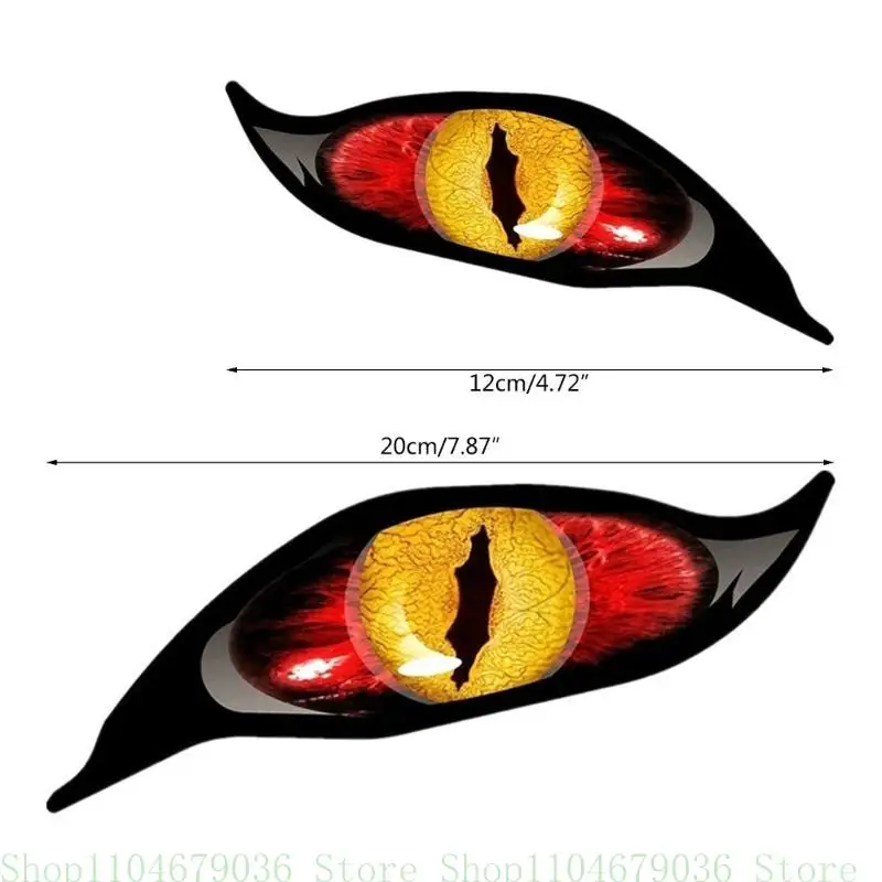 Car Sticker Decal Eyes Accessories Vinyl PVC Motorcycle Car Styling Decal Simple-style Decal for Vehicle Car
