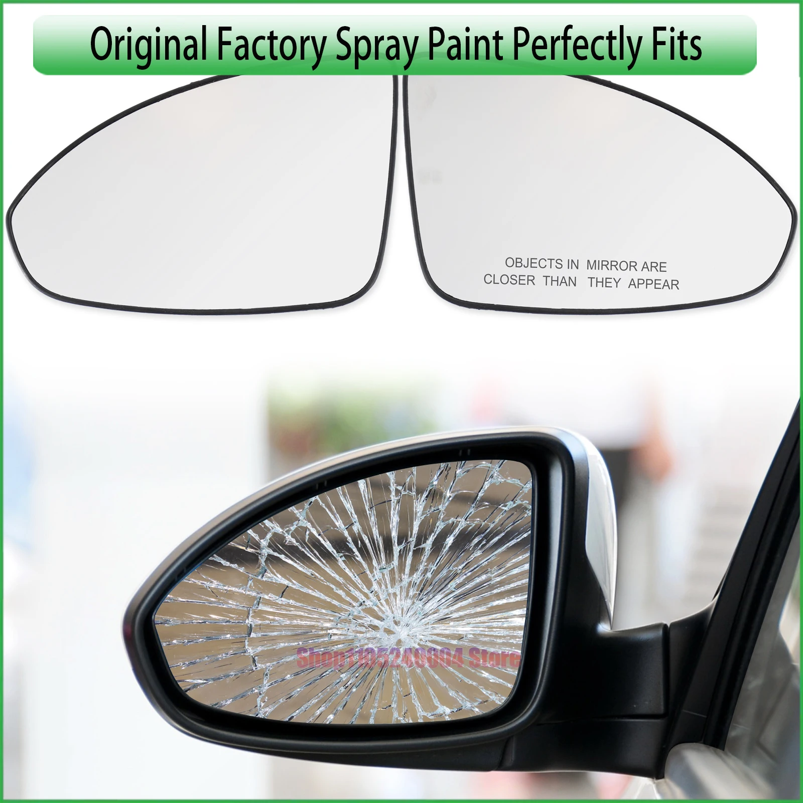 Replacement Door Rearview Mirror Convex Glass Reflector Lens For Chevy Cruze 2011 2012 2013 2014 2015 2016 Auto Exterior Part