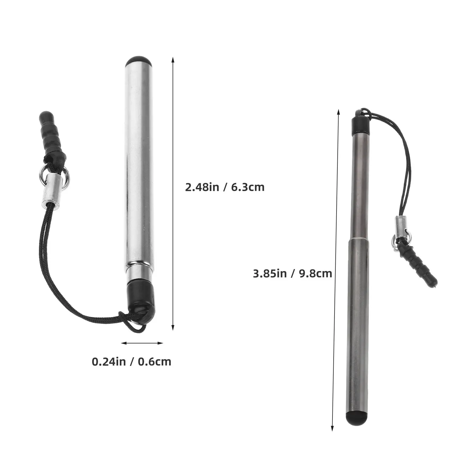 Telescopic Touch Screen Stylus Pen Slim Retractable Design for Smartphones Tablets Laptops Universal Capacitive Stylus High
