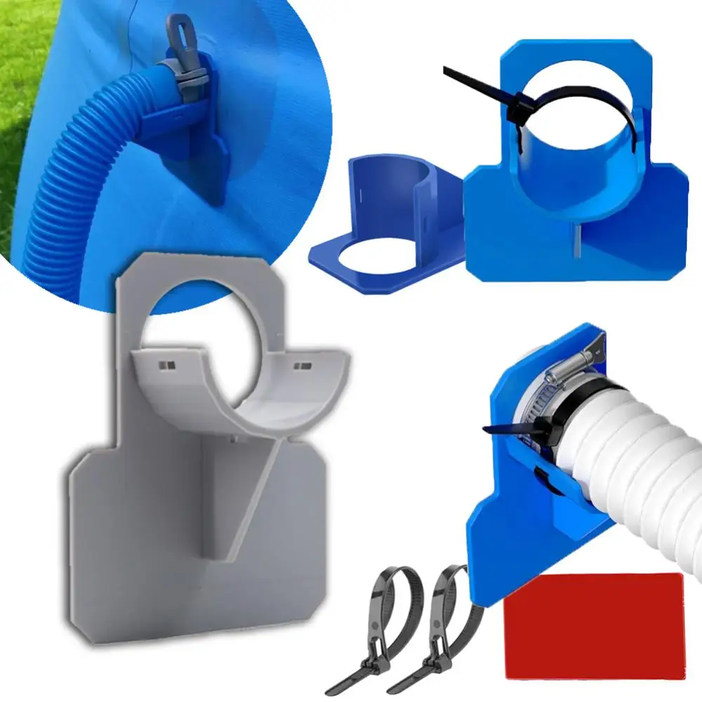 Soporte de fijación de tubería de piscina, soporte de montaje para Bestwa, salida de manguera sobre el suelo con brida de Cable, bañera de hidromasaje al aire libre