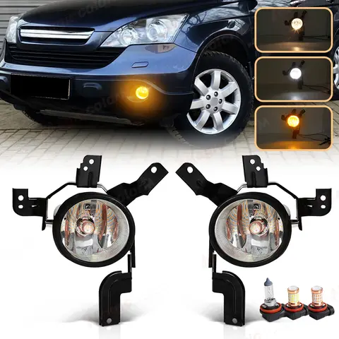 Per Honda CRV CR-V 2007 2008 2009 Fendinebbia DRL Paraurti anteriore Luci diurne Luce di marcia diurna Lampadine alogene a LED Accessori auto