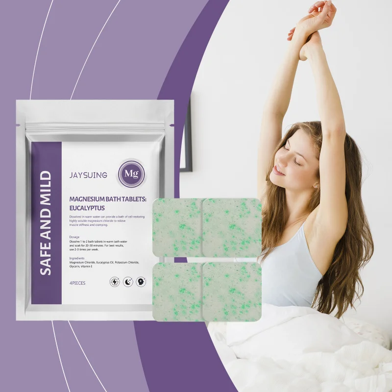 

Таблетки для ванны из эвкалипта и магния — очищает тело, увлажняет кожу, питает кожу, смягчает кожу, успокаивает мышцы, спокойный дух, 4 шт.