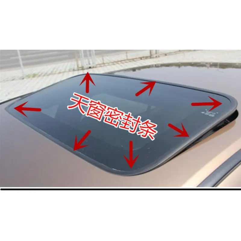 FOR Beijing Hyundai IX35 Laons Coolpad Leading Reina Yuxiang Yazun Tusheng Sunroof Glass Sealing Strip Rubber Strip