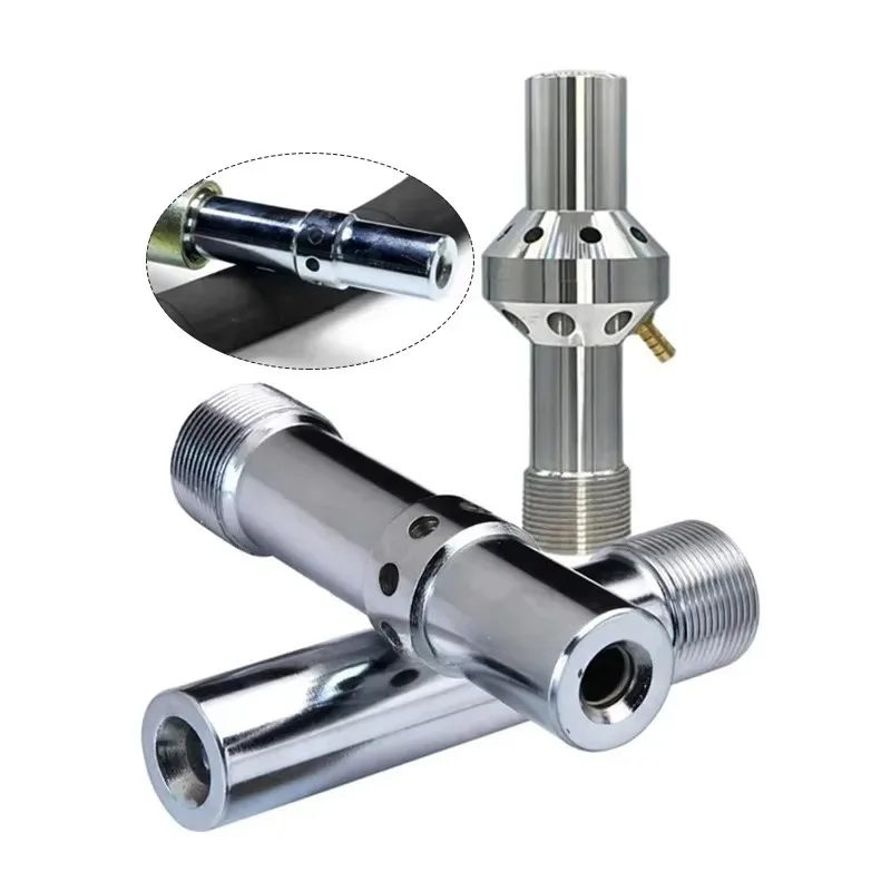 High Pressure Sandblast Nozzle 6mm/8mm/10mm/12mm Double Air-inlet Venturi Nozzle Anti-corrosion De-rust Wet Spray Nozzle