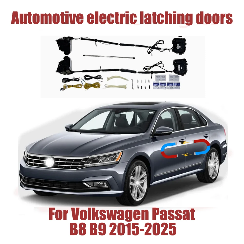 

Для Volkswagen Passat B8 B9 2015-2025 автомобильные закрытые двери супер бесшумные автоматические всасывающие двери с электроприводом закрывающие автоматические двери