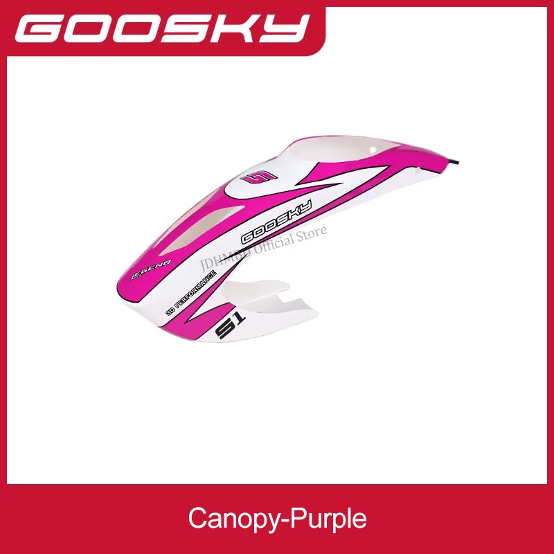 New GOOSKY S1 Helicopter Spare Parts Canopy Main Blade Vertical Wing ESC Main Motor Flight Control Board