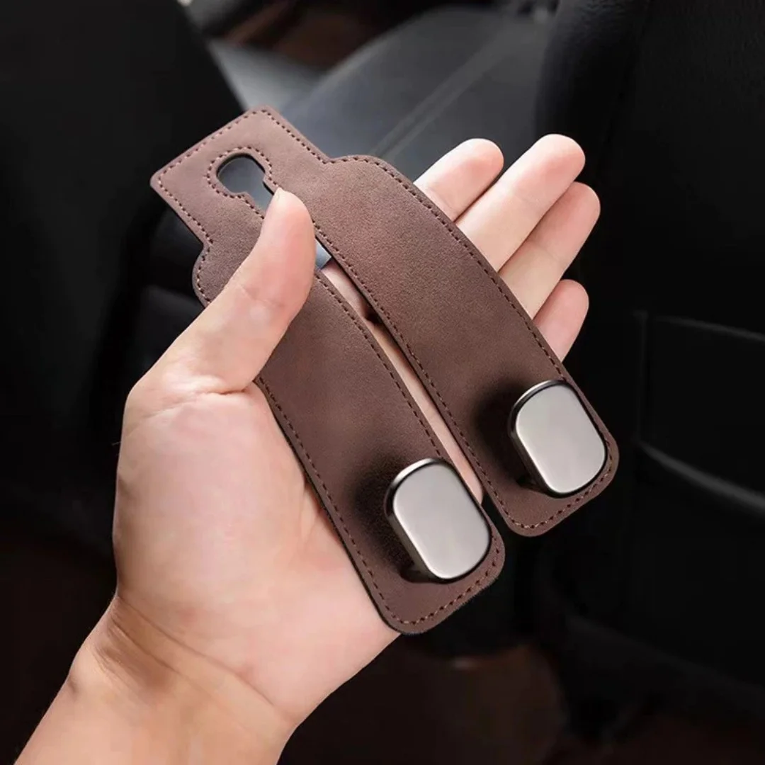 Universeller Auto-Kopfstützenhaken, Doppelhaken für Sitzlehne, Geeignet für Geldbörse, Tasche, Rucksack, Auto-Aufbewahrung, Auto-Innenausstattung – Detail 5